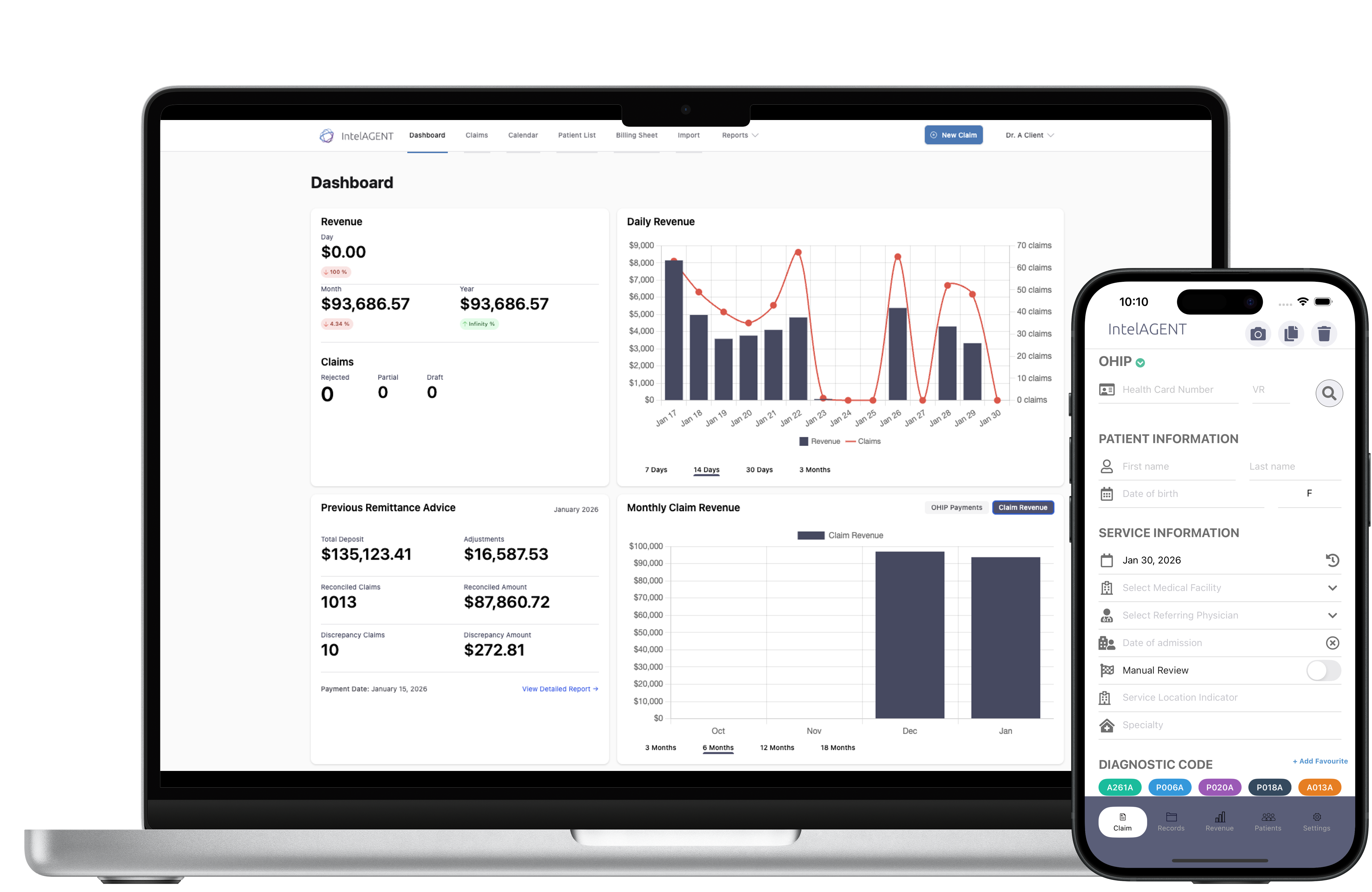 IntelAGENT Dashboard